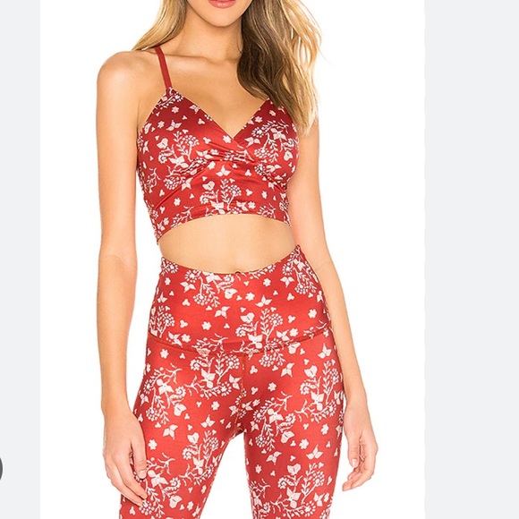 BEYOND YOGA LUX BATIK Blooms High Waisted leggings & Criss Cross Cropped Tank S - Picture 2 of 16